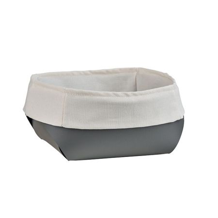 ADJ Корзина для хлеба, 20x20xH9 см., цвет: серый/черный, артикул 0037.03/01