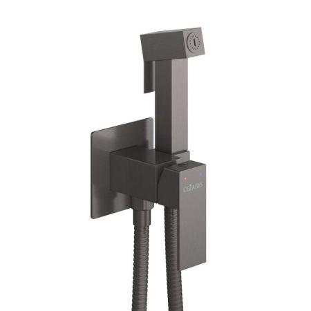 SLIDER-DIF-NOP Гигиенический душ со смесителем, черный матовый, артикул SLIDER-DIF-NOP