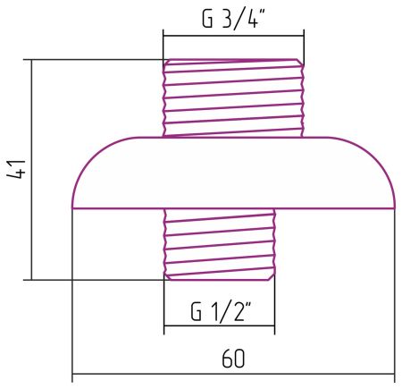 Отражатель с эксцентриком для ПС СТИЛЬЕ (Без покрытия), артикул 00100-3400