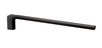 Gedy Pirenei, полотенцедержатель одинарный (не поворотный), цвет черный матовый