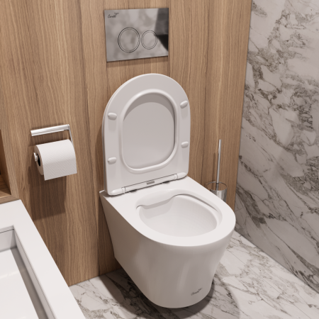 Унитаз ADIGE Aria MW подвесной, матовый белый Cerutti SPA CT9245, артикул CT9245