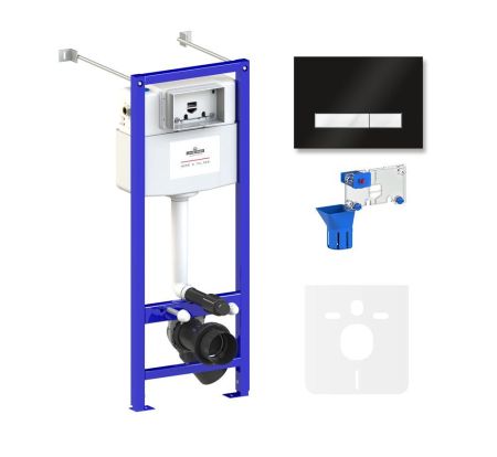 Комплект 5 в 1 инсталляции для подвесного унитаза Lavinia Boho Relfix 77020060, артикул 77020060