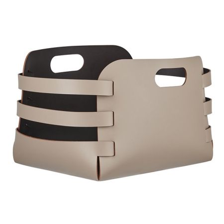 Colombo Adj Корзина Riga,27x36H25 см , цвет: капучино/шоколад, артикул BADJ9687-0406