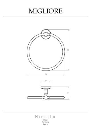 MIRELLA Кольцо, золото, артикул 17322