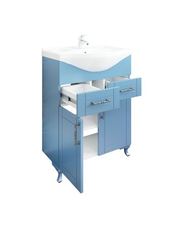 Тумба Глория NEW 65 (Г) раковина Байкал 65, артикул С04592