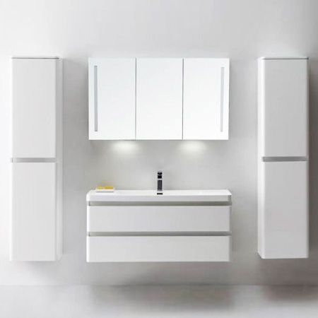 Тумба под раковину BelBagno Energia-N 120 подвесная Белая Тумба под раковину BelBagno Energia-N 120 подвесная Белая