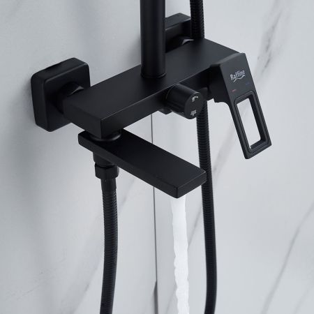 Душевая система Raffine F3696H, черный, артикул F3696H