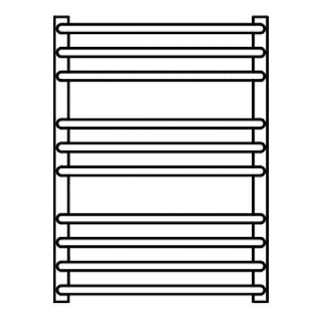 Водяной полотенцесушитель Grota Forte 48х60 Хром, артикул 