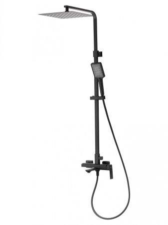 Душевая система WONZON & WOGHAND DIAMOND, Черный матовый (WW-88739011-MB), артикул WW-88739011-MB