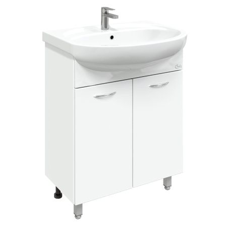 Тумба Onika Стелла 65 напольная, белая (ум. Стелла 65), артикул 106501