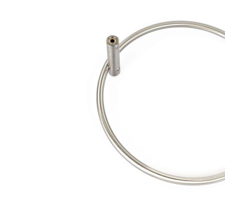 Stil Haus Hashi, полотенцедержатель - кольцо, цвет никель сатин, артикул HS07(36)