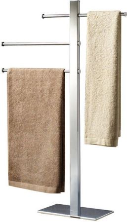 Gedy Bridge, стойка: 3 передвижных полотенцедержателя, цвет хром, артикул 7631(13)