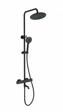 Душевая система с термостатом WONZON & WOGHAND STAY 1, Черный матовый (WW-B3051-A1-MB) Душевая система с термостатом WONZON & WOGHAND STAY 1, Черный матовый (WW-B3051-A1-MB)