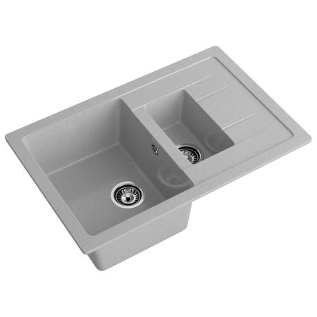 Кухонная мойка GranFest QUADRO 775KL, серый, артикул Q-775KL серый