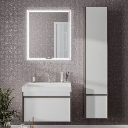 Зеркало MIO прямоугольное с диммером 70, белое, артикул MIO.mi.70\WHT