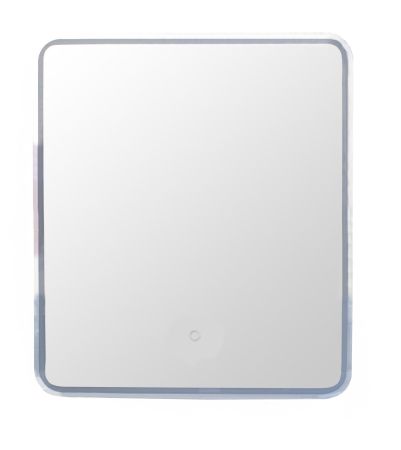 Зеркало-шкаф "Каре 50*80 левое" с подсветкой, сенсор на зеркале, артикул СС-00002372