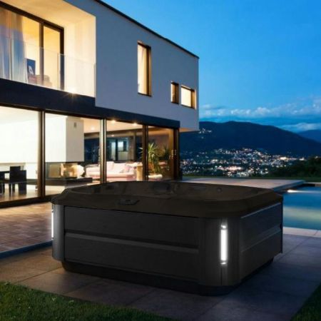 JACUZZI J355 Минибассейн отдельност.цвет акрила Midhight (99) внешняя панель SMOKED EBONY, 214х214х94, артикул ZC62ZY0EW40