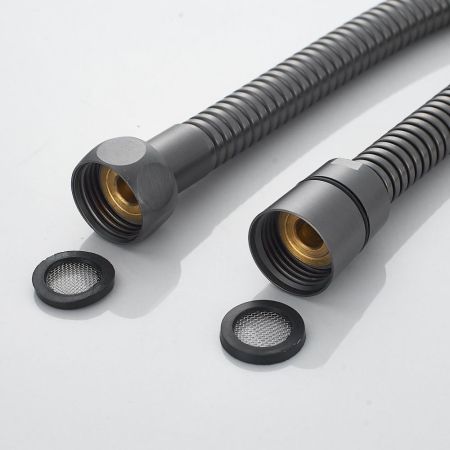 Душевая система Raffine F3696T, оружейная сталь