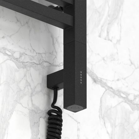 Полотенцесушитель электрический "МОДУС 3.0" 800х500 / МЭМ левый (Тёмный титан муар), артикул 15-5700-8050