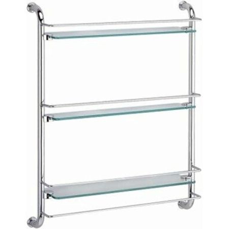 Стеклянная полка WasserKRAFT K-2033 Хром