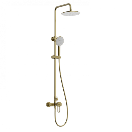 Душевая система WONZON & WOGHAND, Брашированное золото (WW-B2166-A-BG), артикул WW-B2166-A-BG