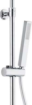 Душевая стойка Aquanet Pragmatic S AF430-70-S-C, с полочкой, артикул AF430-70-S-C