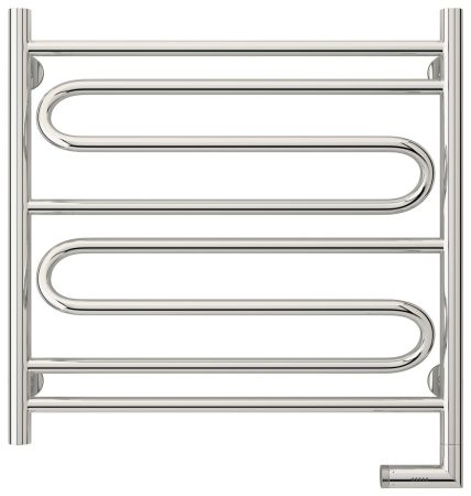 Полотенцесушитель электрический "ЭЛЕГИЯ 2.0" 600х600 / МЭМ правый (Без покрытия), артикул 00-5219-6060
