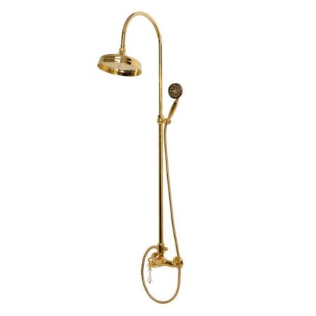 Душевая стойка со смесителем, верхним и ручным душем CEZARES MARGOT-CD, артикул MARGOT-CD-02-Bi