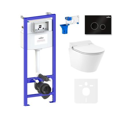 Комплект для подвесного унитаза 7 в 1 Lavinia Boho Relfix Smart V-Clean 87561186, артикул 87561186