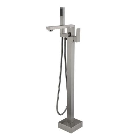 Смеситель для ванны напольный Savol S-SUS8803L, сатин