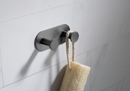 Вешалка-2 крючка Timo Saona 13014/18 черное золото, артикул 13014/18