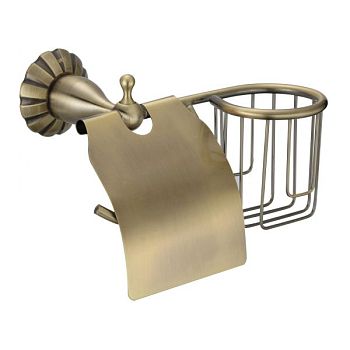 Держатель для туалетной бумаги и освежителя Savol S-L08951C, бронза