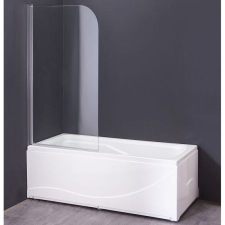 Шторка на ванну Agger A02-080TCR 80x140 профиль Хром стекло прозрачное Шторка на ванну Agger A02-080TCR 80x140 профиль Хром стекло прозрачное