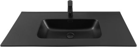 Раковина Aquanet Flat 100 черная матовая
