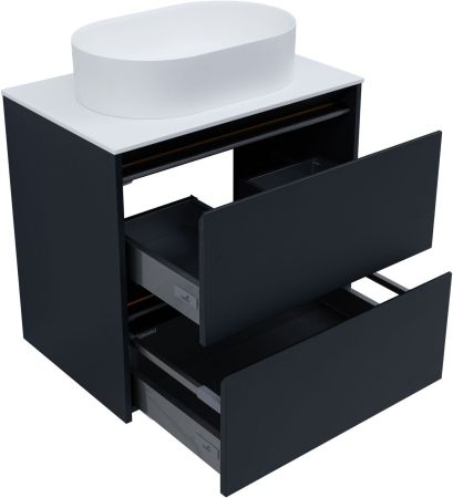 Тумба под раковину Allen Brau Activity 70 1.34003.AM антрацит матовый/черный браш, артикул 1.34003.AM