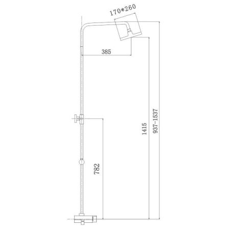 Душевая система Haiba HB2419, белый, артикул HB2419