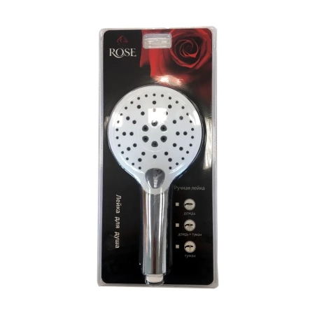 Лейка для душа Rose RH44, хром, артикул RH44