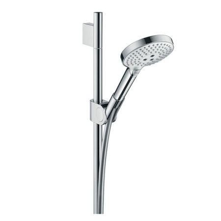 AX Uno² Душевой гарнитур (ручной душ 3jet + штанга + держаель для душа), цвет: хром, артикул 27987000