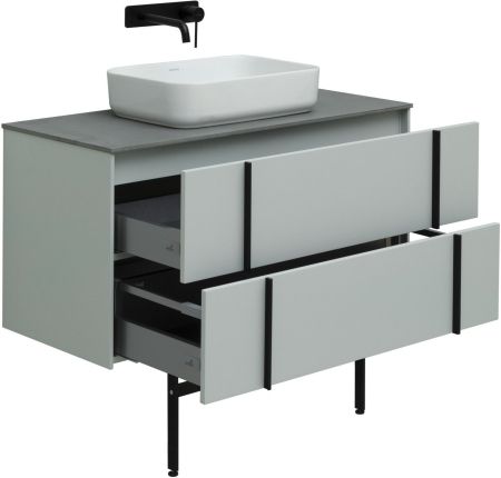 Тумба под раковину Allen Brau Reality 100 1.32007.PWM папирус матовый, артикул 1.32007.PWM