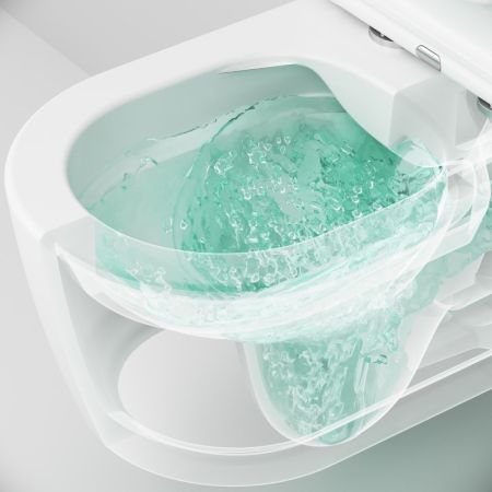 C8F1700SC Func подвесной унитаз 49 см FlashClean с сиденьем микролифт, артикул C8F1700SC