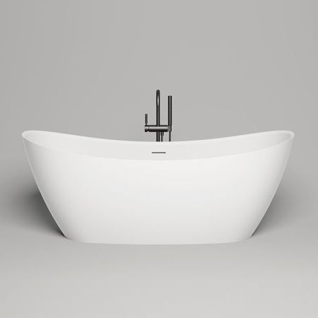 Ванна, Salini, Noemi, ширина, мм-1700, глубина, мм-750, высота, мм-690, водоизмещение (л)-275, тип установки-отдельностоящий, форма-овальная, сифон, интегрированный слив-перелив-в комплекте, диаметр слива, мм-52, донный клапан "Up&Down"-белый, материал-ис, артикул 101722M