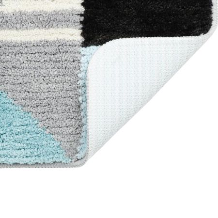 Коврик для ванной комнаты FIXSEN VISA FX-5005Z, серо-бирюзовый, артикул FX-5005Z