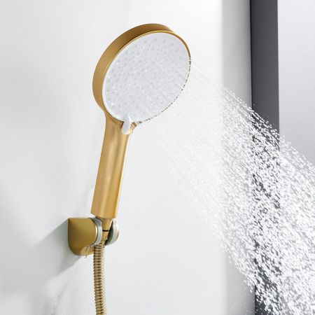 Смеситель для ванны Shevanik S4322G, золотой сатин, артикул S4322G