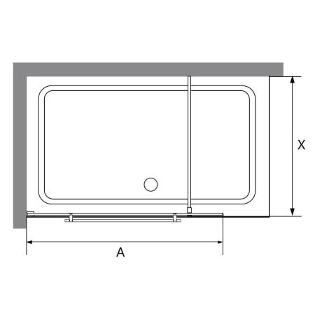 Душевая перегородка RGW WA-040 (1200, Прозрачное), артикул 35104012-11