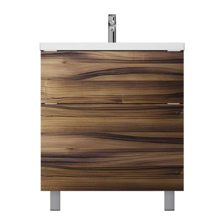M90FSX0752HF Gem, База под раковину, напольная, 75 см, 2 ящика, цвет: орех, артикул M90FSX0752HF