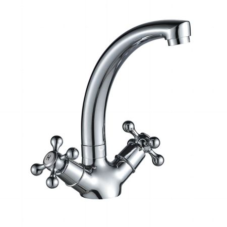 Смеситель для кухни WesnaArt RASSVET RAS02-120, хром, артикул RAS02-120