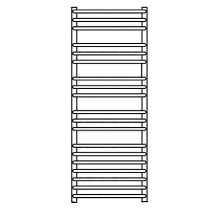 Водяной полотенцесушитель Grota Forte 53х180 Хром