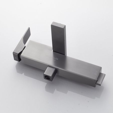 Душевая система Rose R1056T, оружейная сталь