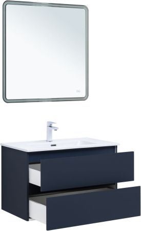 Тумба под раковину Aquanet Вега 2.0 80 маренго, артикул 00337949