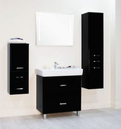 Тумба под раковину АКВАТОН АМЕРИНА Н 76 1A169401AM010 (напольная, белый глянец), шт, артикул 1A169401AM010